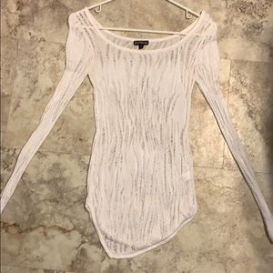 White long sleeved top